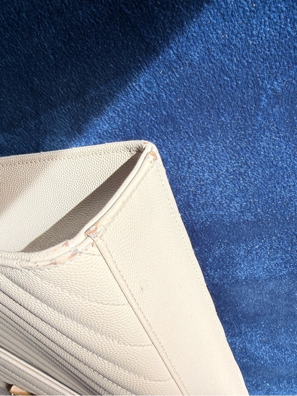YVES SAINT LAURENT Beige Matelasse Bag Excellent condition - Picture 5 of 12